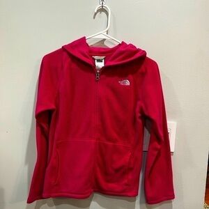 Girls’ NORTH FACE Zip-Up Fleece Hoodie Size L 14/16